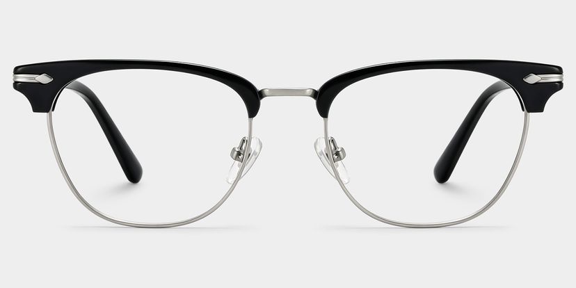 Capri Black Browline Glasses