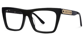 Rascoe Rectangle Black Glasses3