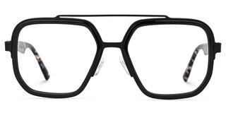 Ace Aviator Black Glasses0