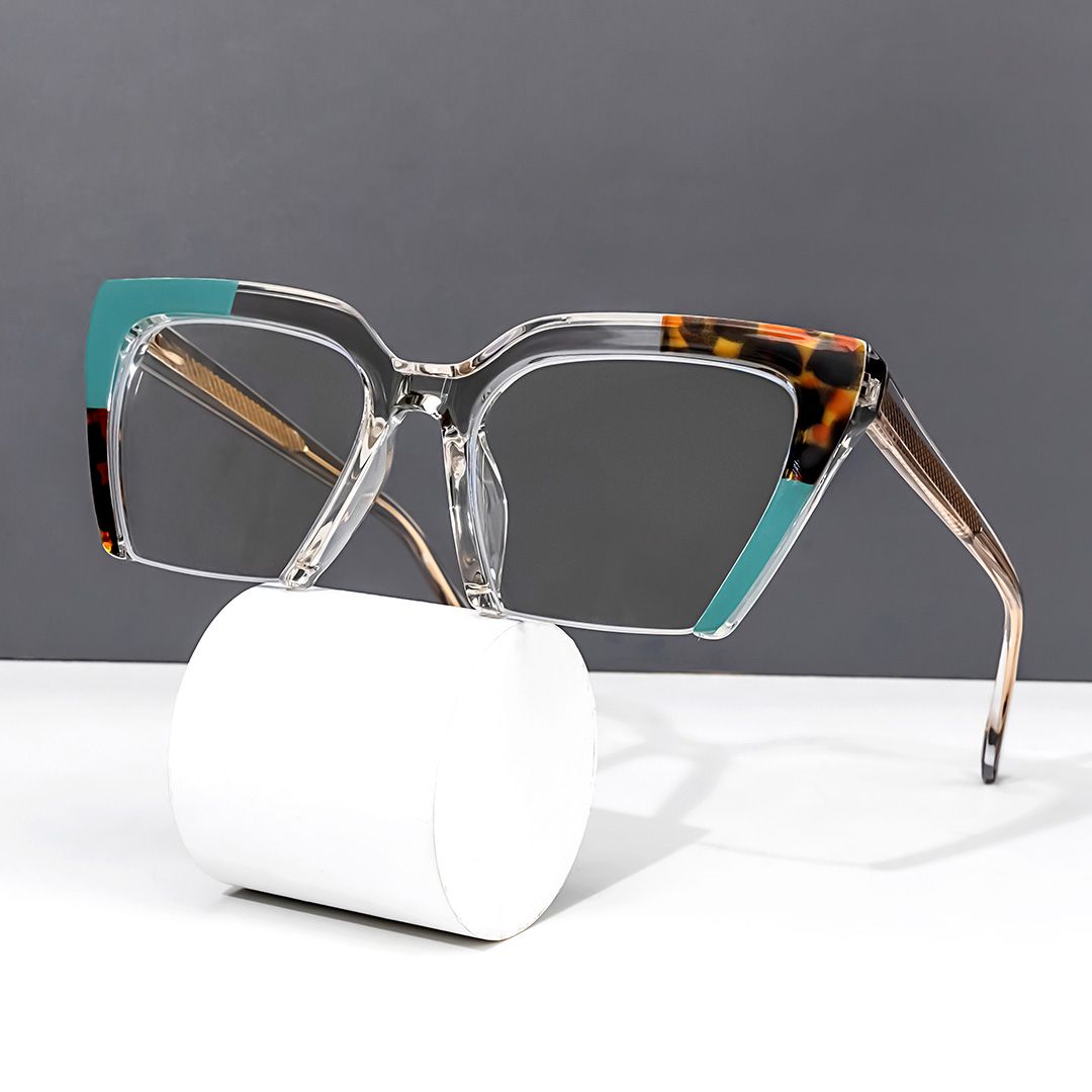 Shaun Cateye Green Glasses0