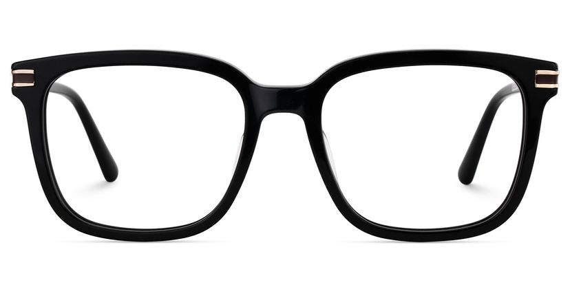 Kenny Square Black Glasses