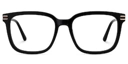 Kenny Square Black Glasses1