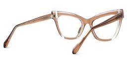 Saucie Cateye Brown Glasses3