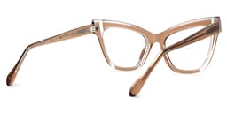 Saucie Cateye Brown Glasses3