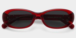 Catherine Red Oval Glasses1