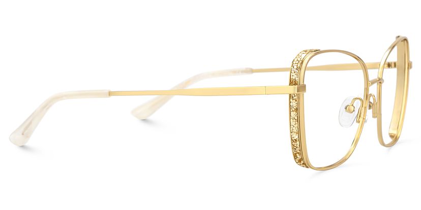 Butterfly Gold Glasses With Gillter on the Sides