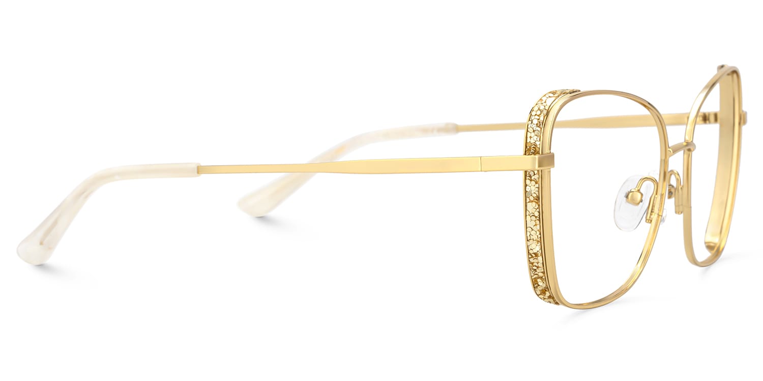 Negron Butterfly Gold Glasses4