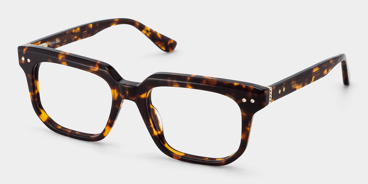 Michael Square Tortoise Shell Glasses Frames for Men | ZEELOOL3