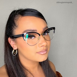 Charlene Browline Black Glasses4