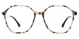 Lekesha Geometric Tortoise Glasses0