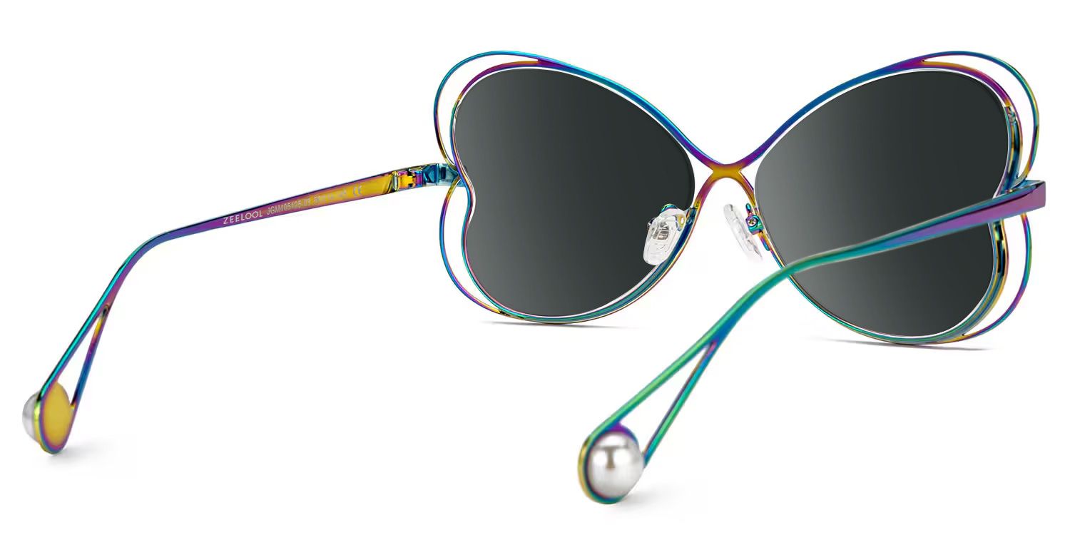 Designer Aretha Sunglasses in Metal Full-Frame3