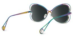 Aretha Geometric Iridescent Glasses3