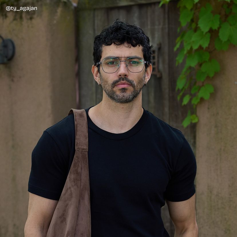 Anderson Aviator Black Glasses