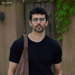 Anderson Aviator Black Glasses6