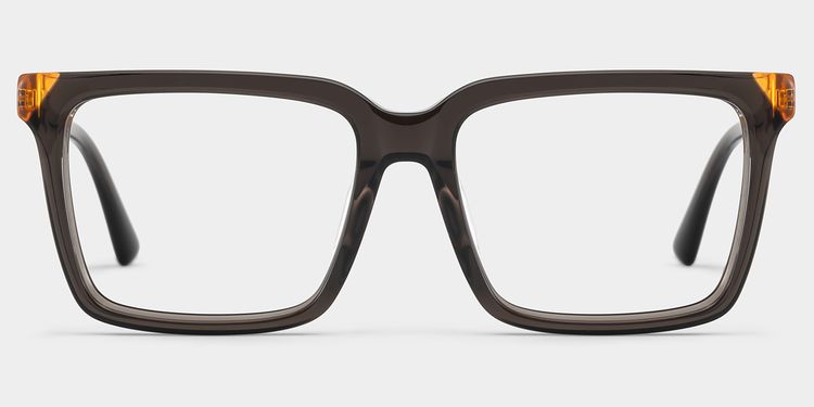 Troy Rectangle Light Gray Glasses