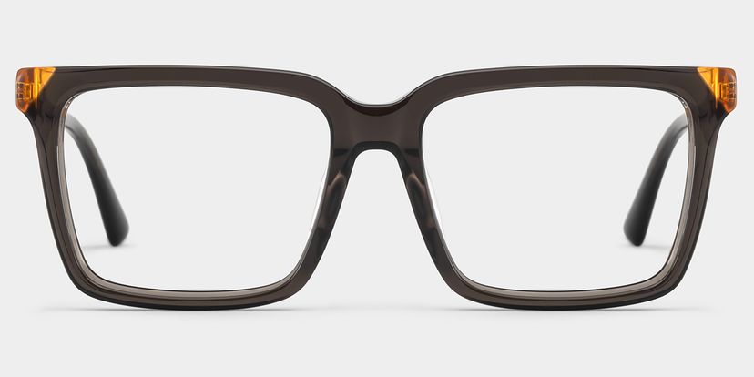 Troy Rectangle Light Gray Glasses