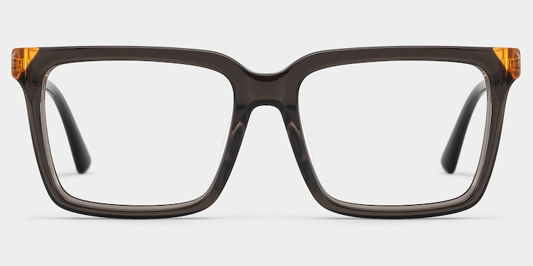 Troy Rectangle Light Gray Glasses