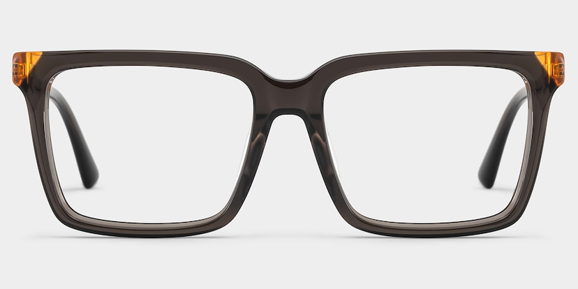 Troy Rectangle Light Gray Glasses