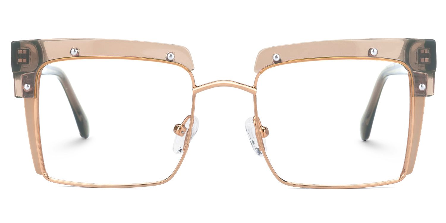 Designer Kiana Beige Frame Glasses | Zeelool1