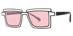 Zephyr Rectangle White Glasses1