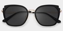Murcia Square Black Glasses1