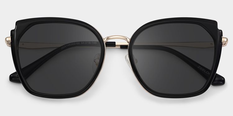 Murcia Square Black Glasses