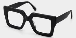 Brandon Square Black Glasses3
