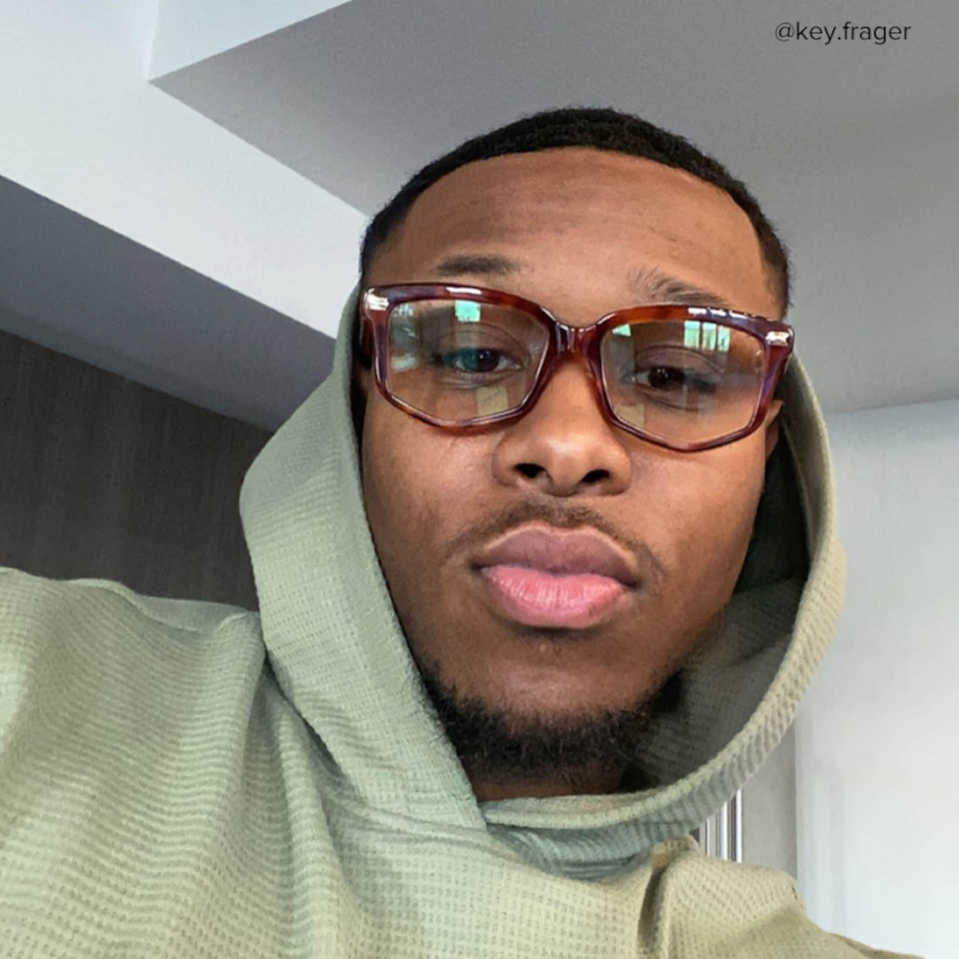 Geri Geometric Brown Glasses | Zeelool Glasses5