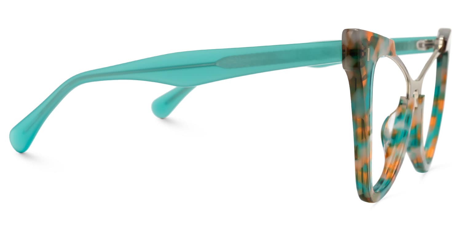 シャッター【アン・コネリー】 Omar Cateye Crystal Glasses | Zeelool Glasses