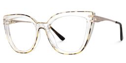 Fillery Cateye Clear Clear Glasses1