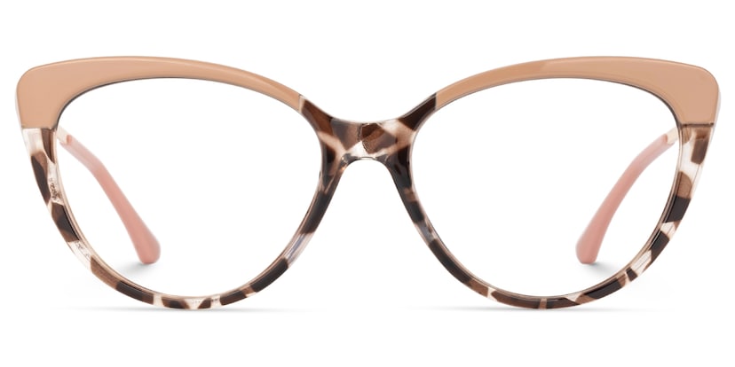 Marcus Cateye Cameo-Brown Glasses