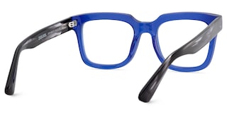Liizbeett Square Blue Glasses6