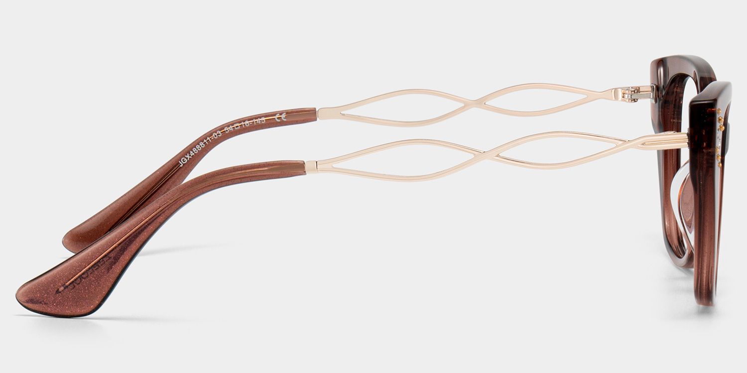 Alma Butterfly Brown Maroon Glasses Frames for Women| ZEELOOL