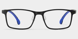 Sunny Rectangle Black Glasses1