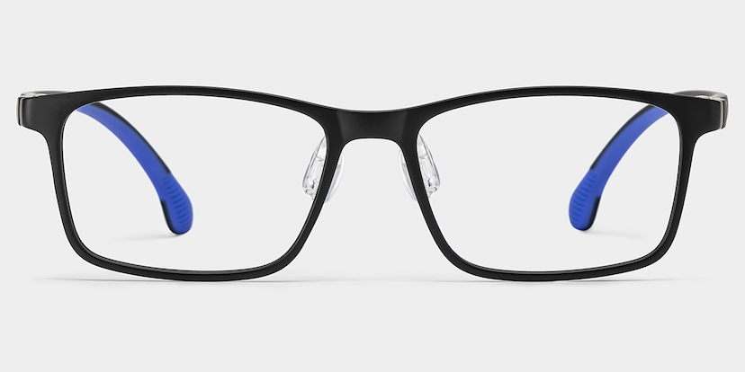 Sunny Rectangle Black Glasses