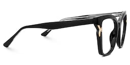 Nunnally Cateye Black Glasses3