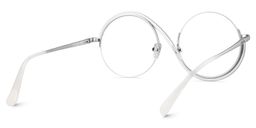 Jaila Round Silver Glasses4