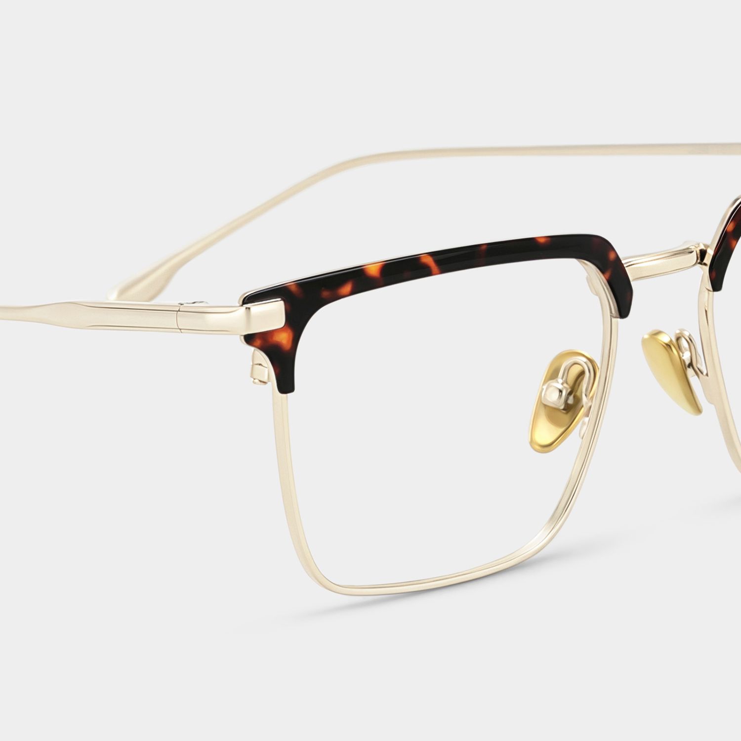Addison Tortoise Browline Frame Glasses for Men | ZEELOOL5