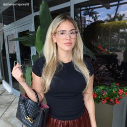 Adalis Cateye Beige Glasses5