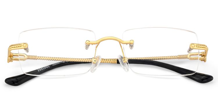 Peavy Rectangle Gold Glasses