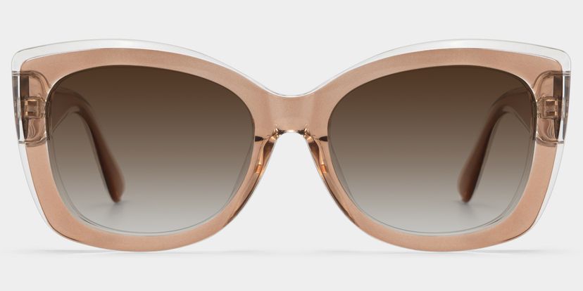 Rosie Clear Brown Butterfly Sunglasses