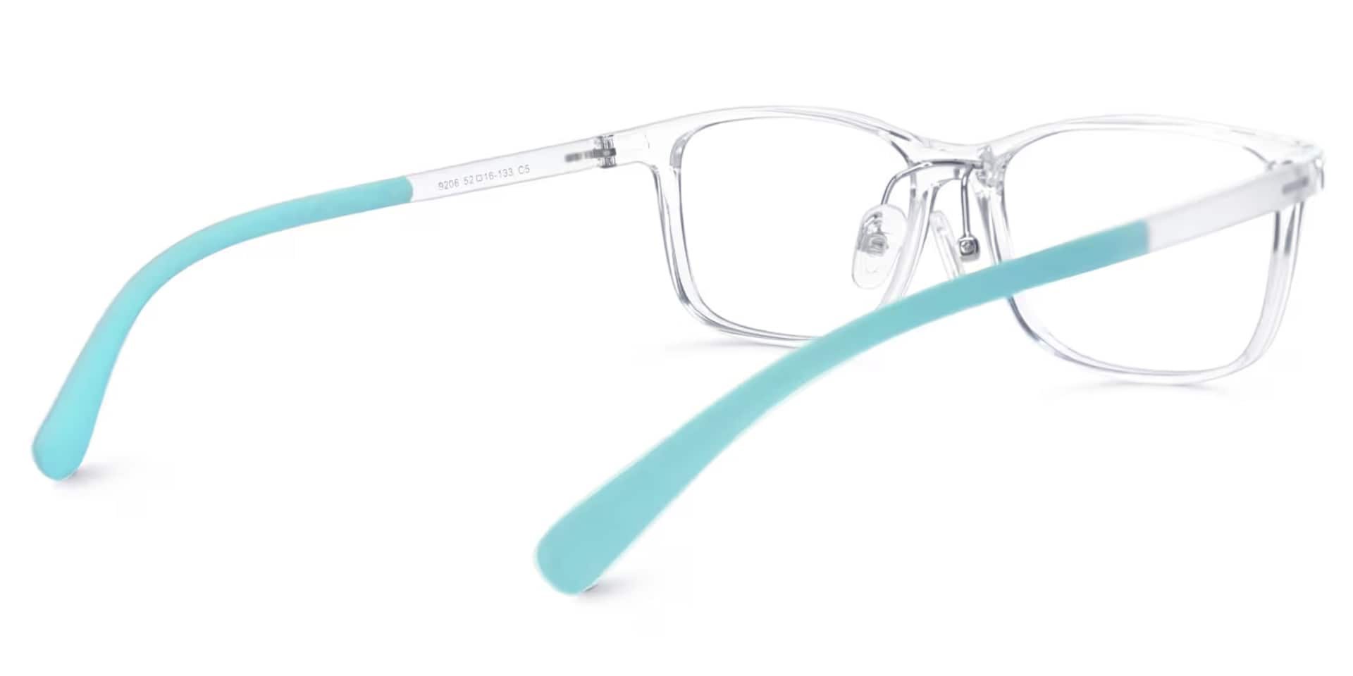 Kids Rectangle Normile Glasses with Cute Style -Zeelool4