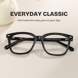 Lana Black Square Glasses0