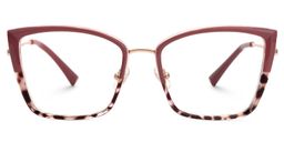 Mariie Butterfly Red Glassese0