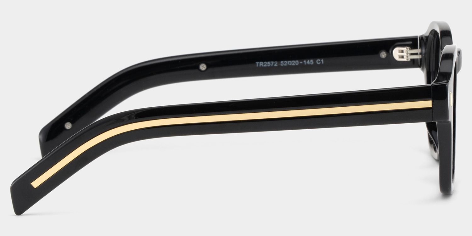 Leilani Black Frame Polarized Sunglasses with rectangle Style Online | ZEELOOL3