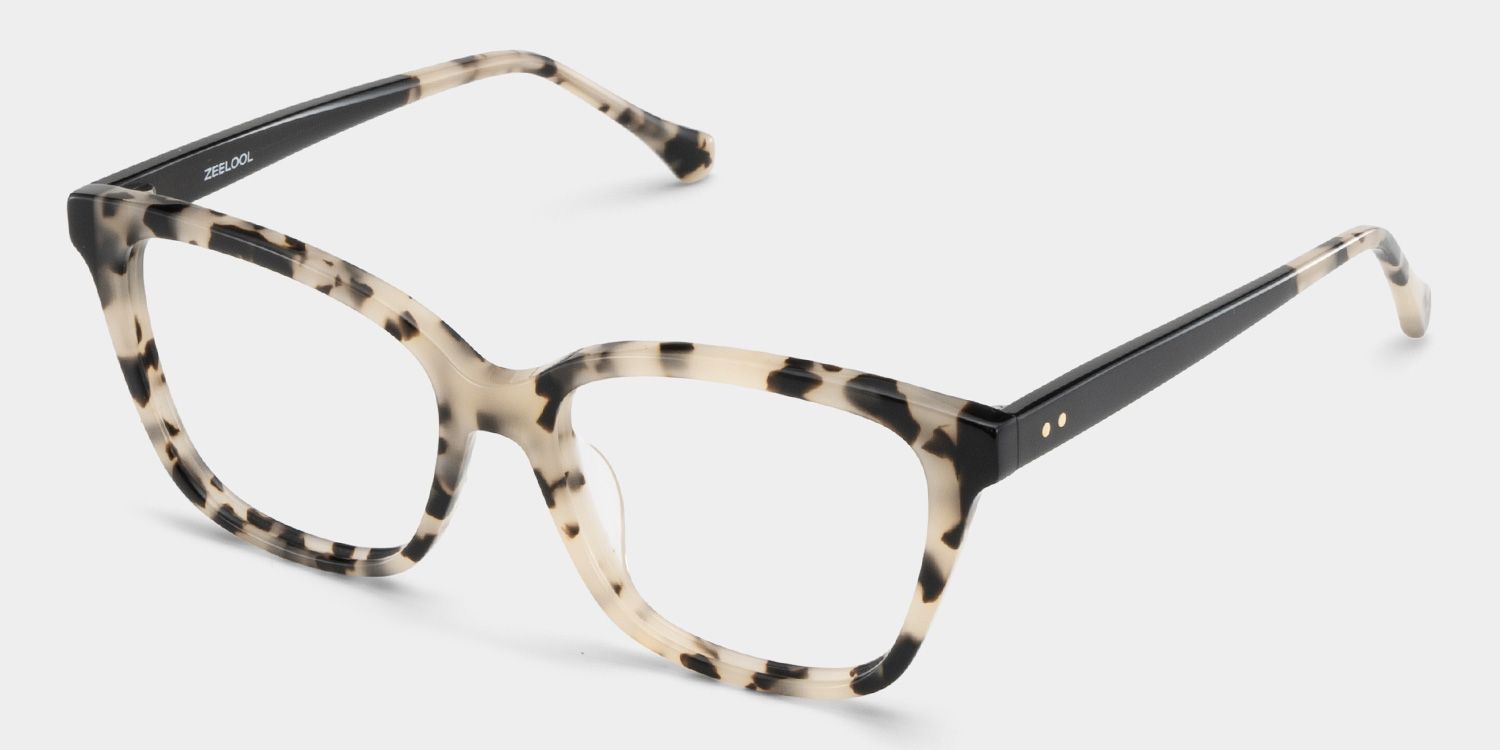 Lena Square Tortoise Frame Eyeglasses for Woman| ZEELOOL3