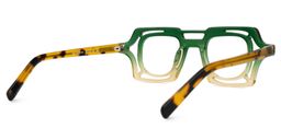 Giusy Square Green Glasses3