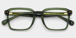 Vickerie Green Rectangle Glasses2