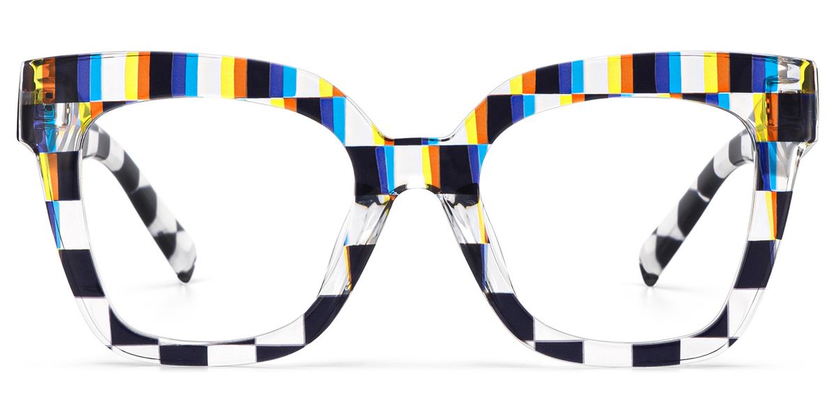 Malcolm Square Multicolor Geek Chic Glasses14