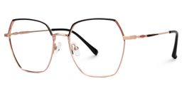 Marlon Two-Tone Geometric Glasses1
